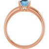Natural Sky Blue Topaz | Oval | 8 x 6mm