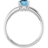 Natural Sky Blue Topaz | Oval | 8 x 6mm