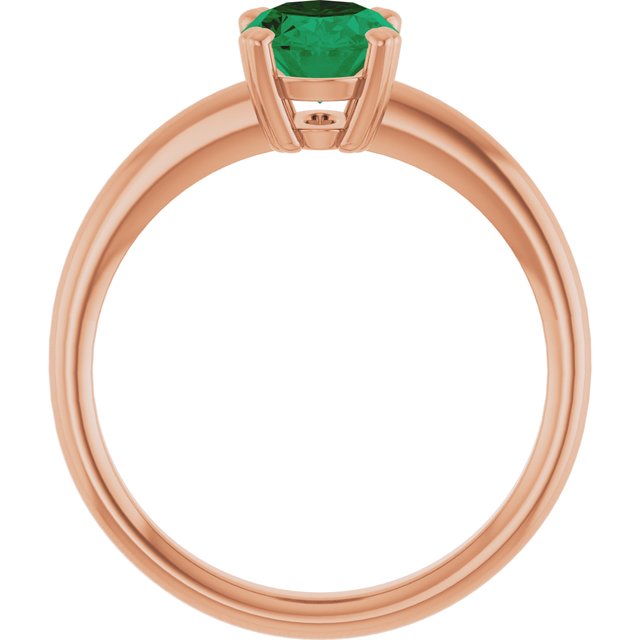 Lab-Grown Emerald | Oval | 8 x 6mm
