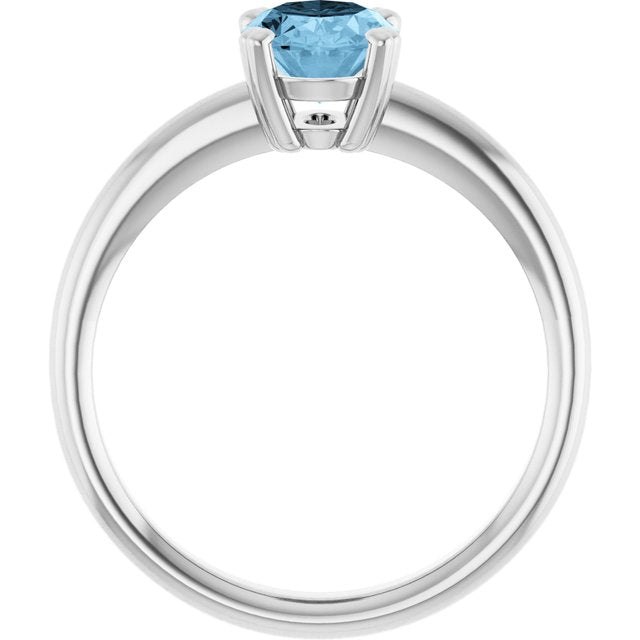 Natural Sky Blue Topaz | Oval | 8 x 6mm