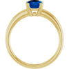 Lab-Grown Blue Sapphire | Oval | 8 x 6mm