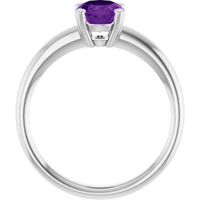 Natural Amethyst | Oval | 8 x 6mm