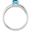 Natural Aquamarine | Oval | 8 x 6mm