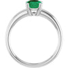 Lab-Grown Emerald | Oval | 8 x 6mm