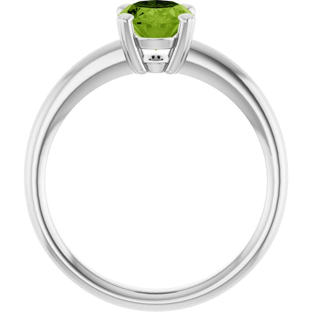 Natural Peridot | Oval | 8 x 6mm