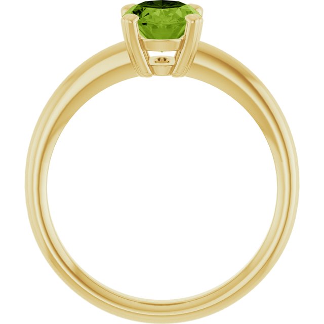 Natural Peridot | Oval | 8 x 6mm