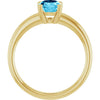 Natural Aquamarine | Oval | 8 x 6mm