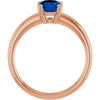 Lab-Grown Blue Sapphire | Oval | 8 x 6mm