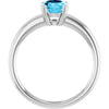 Natural Aquamarine | Oval | 8 x 6mm