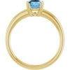Natural Sky Blue Topaz | Oval | 8 x 6mm