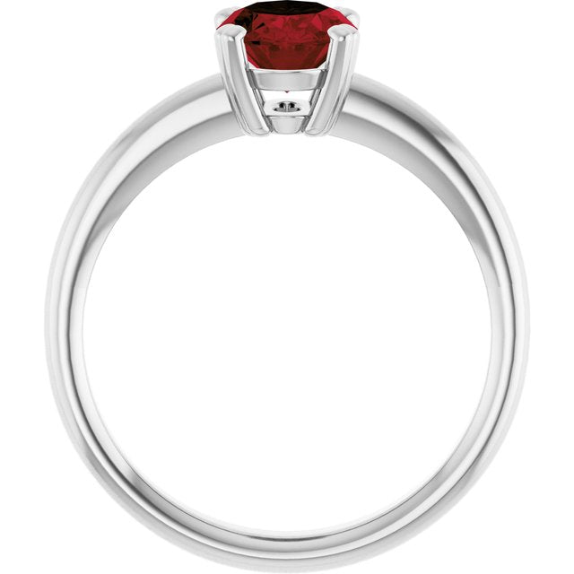 Natural Mozambique Garnet | Oval | 8 x 6mm