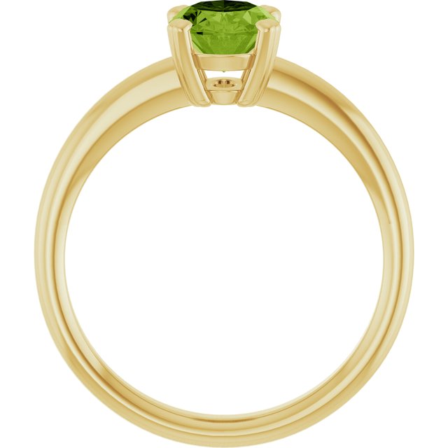 Natural Peridot | Oval | 8 x 6mm