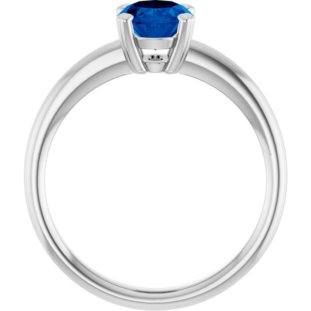 Lab-Grown Blue Sapphire | Oval | 8 x 6mm