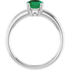 Lab-Grown Emerald | Oval | 8 x 6mm