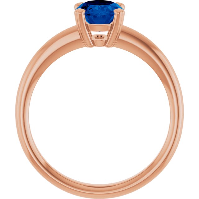Lab-Grown Blue Sapphire | Oval | 8 x 6mm
