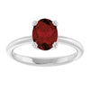 Natural Mozambique Garnet | Oval | 8 x 6mm