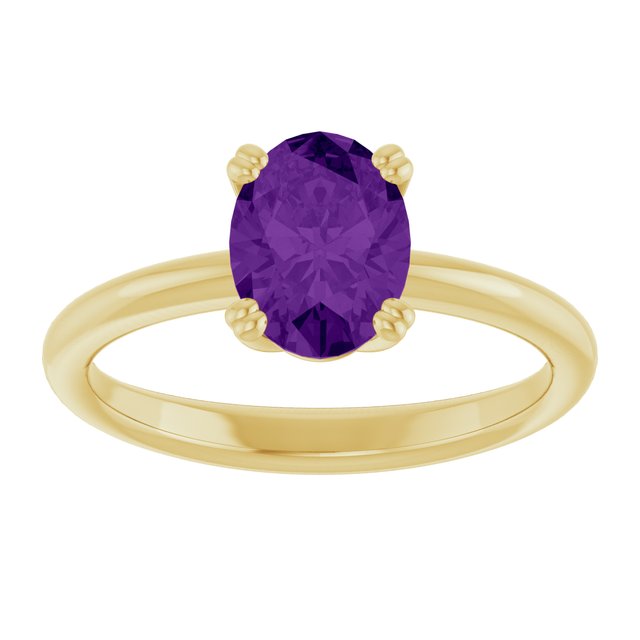 Natural Amethyst | Oval | 8 x 6mm