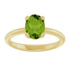Natural Peridot | Oval | 8 x 6mm