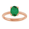 Lab-Grown Emerald | Oval | 8 x 6mm