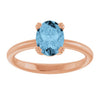 Natural Sky Blue Topaz | Oval | 8 x 6mm