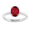 Lab-Grown Ruby | Oval | 8 x 6mm