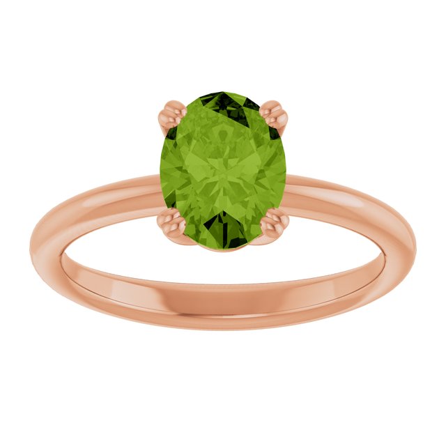 Natural Peridot | Oval | 8 x 6mm