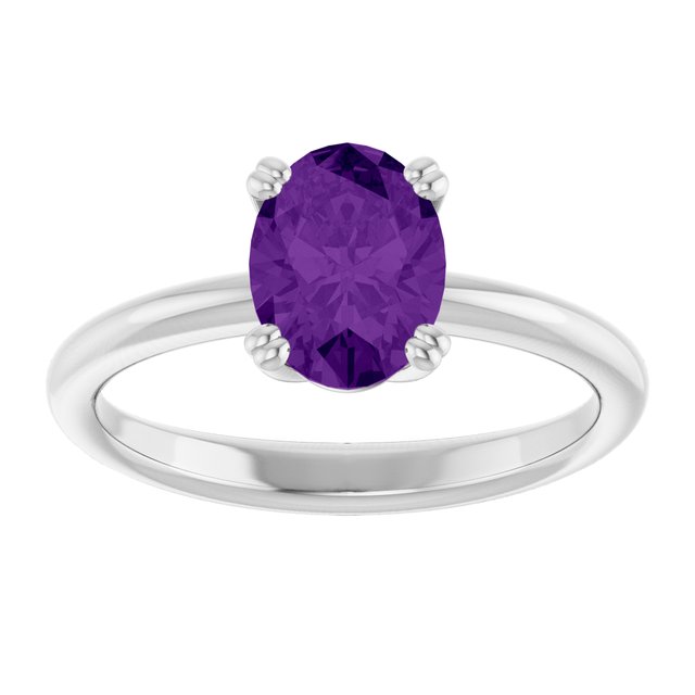 Natural Amethyst | Oval | 8 x 6mm