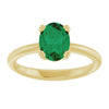 Lab-Grown Emerald | Oval | 8 x 6mm