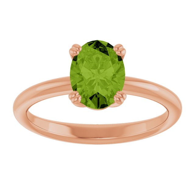 Natural Peridot | Oval | 8 x 6mm