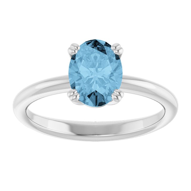 Natural Sky Blue Topaz | Oval | 8 x 6mm