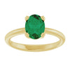 Lab-Grown Emerald | Oval | 8 x 6mm