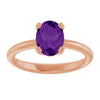 Natural Amethyst | Oval | 8 x 6mm