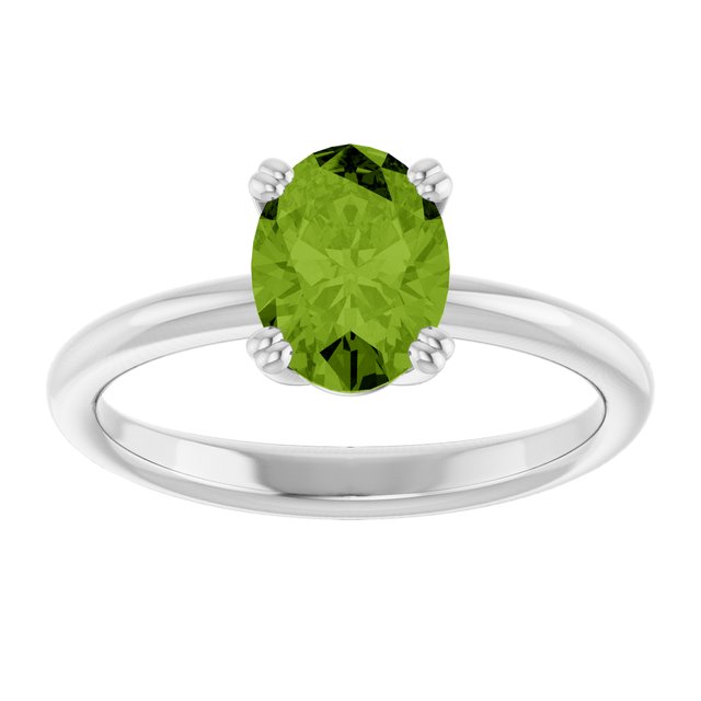 Natural Peridot | Oval | 8 x 6mm