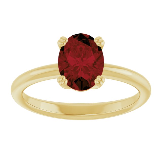 Natural Mozambique Garnet | Oval | 8 x 6mm