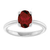 Natural Mozambique Garnet | Oval | 8 x 6mm