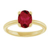 Lab-Grown Ruby | Oval | 8 x 6mm