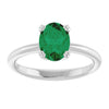 Lab-Grown Emerald | Oval | 8 x 6mm