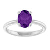 Natural Amethyst | Oval | 8 x 6mm