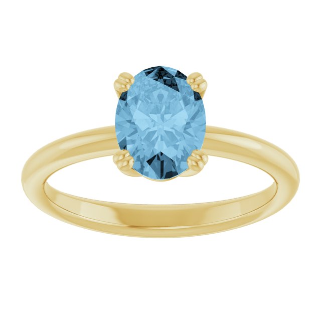 Natural Sky Blue Topaz | Oval | 8 x 6mm