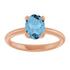 Natural Sky Blue Topaz | Oval | 8 x 6mm