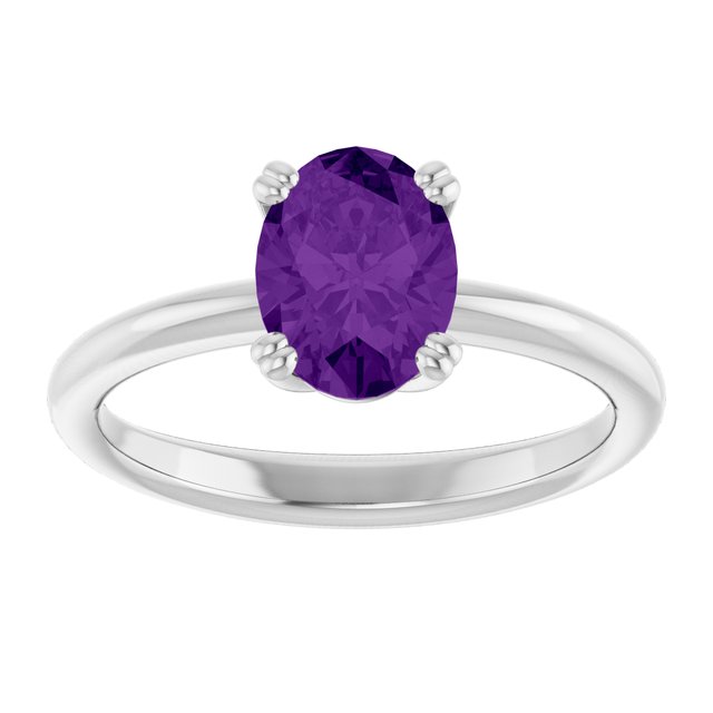 Natural Amethyst | Oval | 8 x 6mm