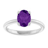 Natural Amethyst | Oval | 8 x 6mm