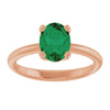 Lab-Grown Emerald | Oval | 8 x 6mm