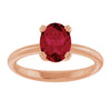 Lab-Grown Ruby | Oval | 8 x 6mm
