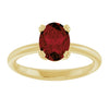 Natural Mozambique Garnet | Oval | 8 x 6mm