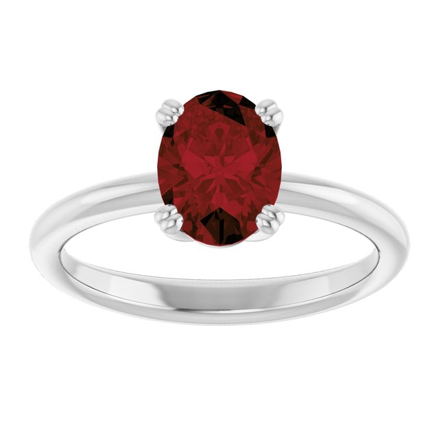 Natural Mozambique Garnet | Oval | 8 x 6mm