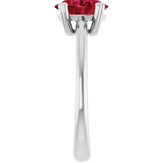Lab-Grown Ruby | Oval | 8 x 6mm