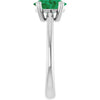 Lab-Grown Emerald | Oval | 8 x 6mm
