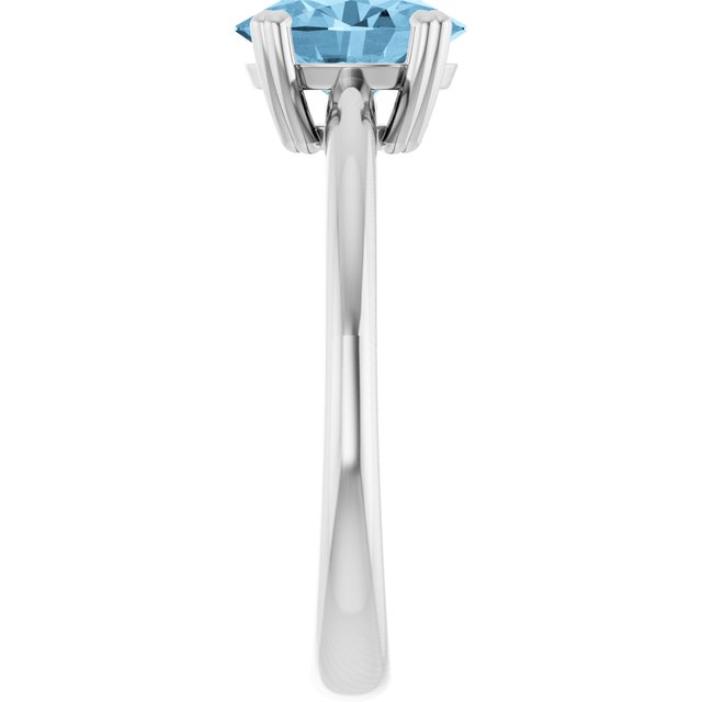 Natural Sky Blue Topaz | Oval | 8 x 6mm