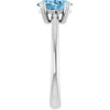 Natural Sky Blue Topaz | Oval | 8 x 6mm